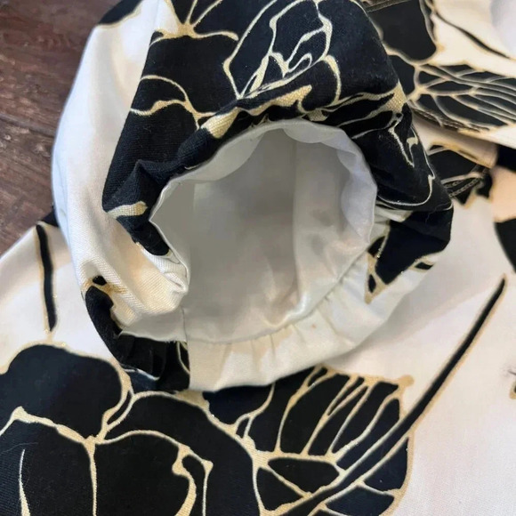 Cache Vintage Cropped Floral Jacket Statement Balloon Sleeve Size Large - Picture 11 of 14